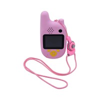 Детский фотоаппарат с рацией Walkie Talkie 2 (розовый)